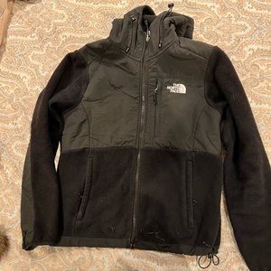 The North face fleece jacket with hood